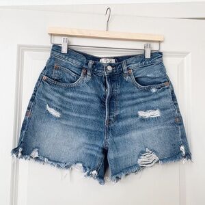 Free people makai ripped cut off shorts